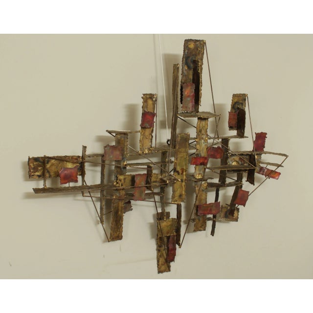Mid-Century Modern Silas Seandel Large Brutalist Wall Sculpture For Sale - Image 3 of 13