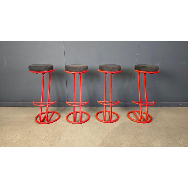 Vintage Bar Stools, 1980s, Set of 4 For Sale - Image 11 of 13