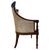 Wood William IV Mahogany Armchair with Cream Damask Upholstery For Sale - Image 7 of 9