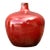 Vintage Sang De Bouf Red Glazed Ceramic Vase For Sale