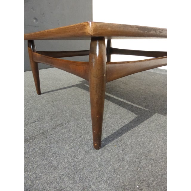 Vintage Danish Mid Century Modern Square Peg Leg Coffee ...
