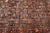 Textile Vintage Persian Handmade Brown Geometric Wool Rug For Sale - Image 7 of 11