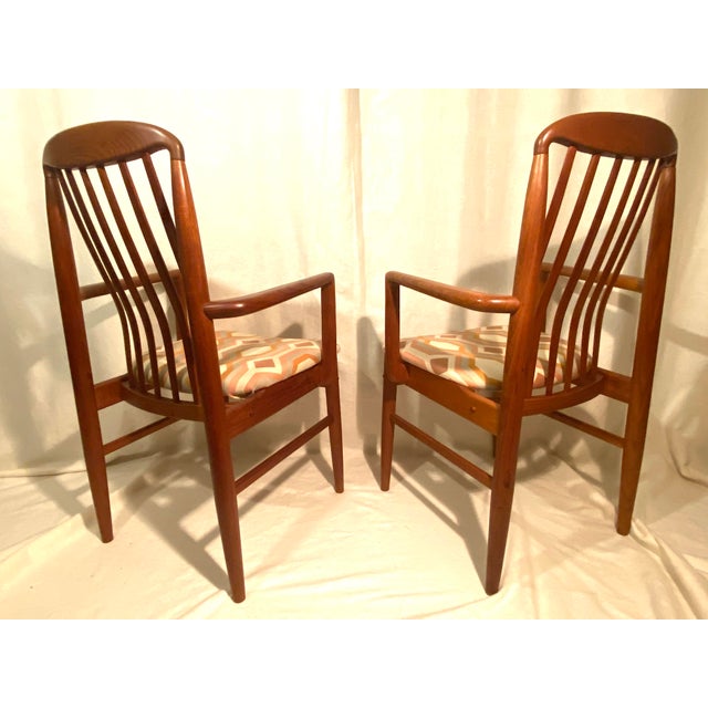 Mid-Century Modern Benny Linden Teak Bl10 Attributed Dining Chairs - A Pair For Sale - Image 3 of 13