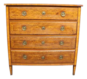 Aimone Mahogany & Satinwood Gentleman's Chest