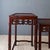 Asian Rosewood Nesting Tables With Carved Bamboo Bird and Flower Fretwork For Sale - Image 14 of 18