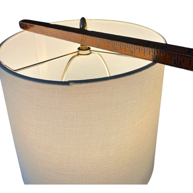 Mid 20th Century Moroccan Moorish Engraved Brass Oil Lamp-Form Table Lamp For Sale - Image 10 of 10