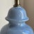 Mid-20th Century Cornflower Blue Ginger Jar Table Lamp For Sale In Baltimore - Image 6 of 13