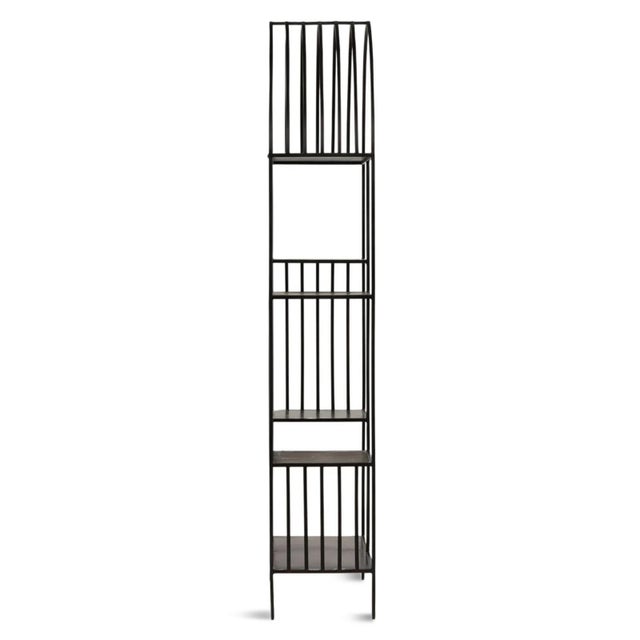 Contemporary Arched Iron Section Shelf For Sale - Image 3 of 5
