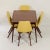 Yellow Teak Dining Chairs by Van Os, 1950s, Set of 4 For Sale - Image 3 of 13