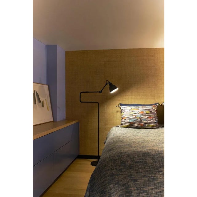 Black Lampe Gras N° 411 Floor Lamp by Bernard-Albin Gras For Sale - Image 9 of 11