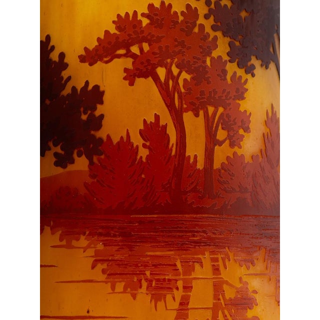 Art Nouveau Vase in Multilayered Glass from Daum Nancy, 1890s For Sale - Image 11 of 12