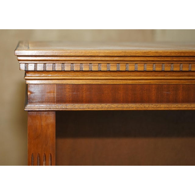 Flamed Hardwood Open Bookcase, Set of 3 For Sale - Image 4 of 18