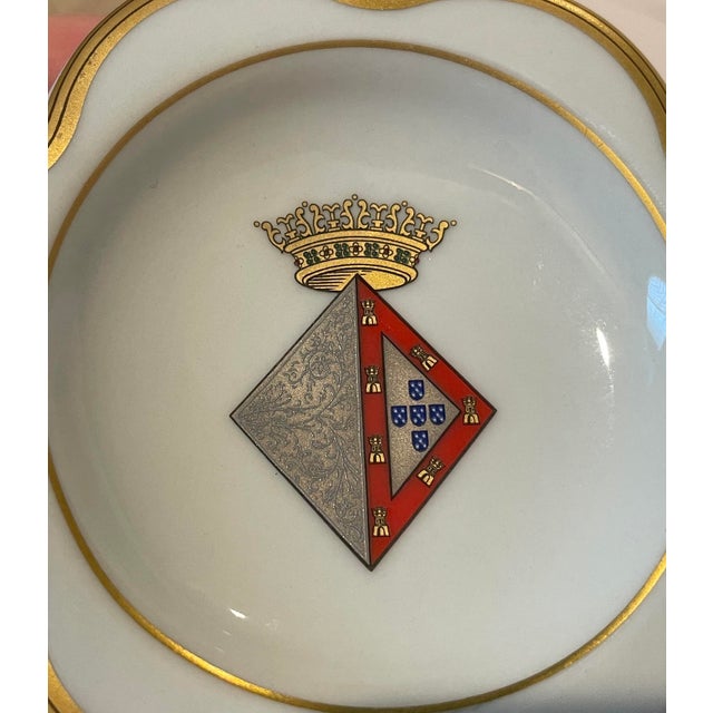 Traditional Vista Alegre Maria Francisca, Duchess of Coimbra Salt Cellar For Sale - Image 3 of 5