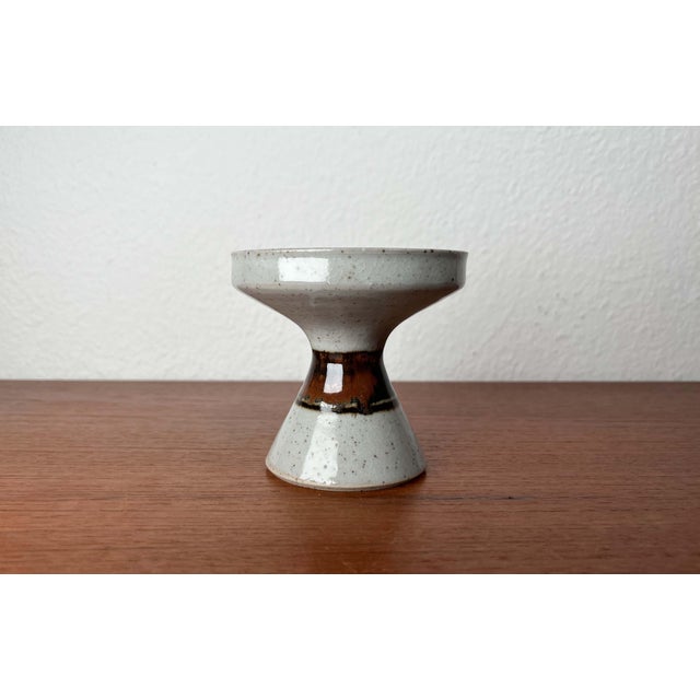 Mid-Century Modern Danish Studio Pottery Candleholder from Jette Andersen Keramik, 1960s For Sale - Image 4 of 12