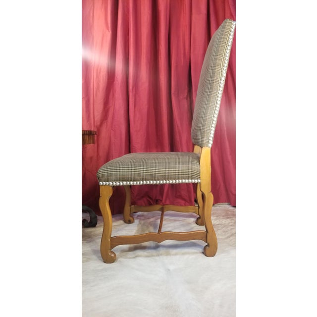 Onyx Ralph Lauren Distressed De Mouton (Sheep) Dining Chairs of 1980s - Set of 2 For Sale - Image 8 of 13