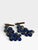 Vintage 1960s Mid-Century Blue Swirl Glass Marble Grape Clusters - A Pair For Sale - Image 4 of 6