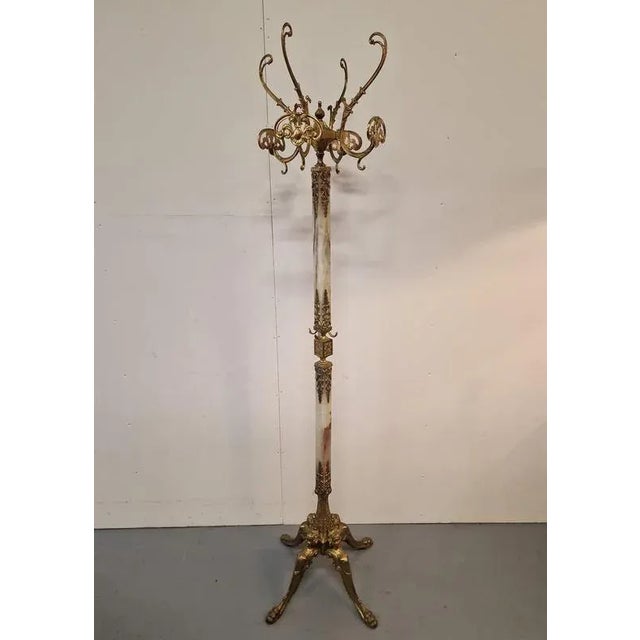 Vintage French Floor Rack in Onyx, 1970s For Sale - Image 6 of 6