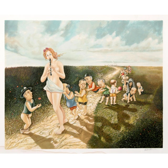 The Pied Piper From Hamlin, Israel Rubinstein For Sale - Image 4 of 4