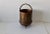 Vintage Mid Century Hand Crafted Moroccan Copper Brass Decorative Bucket Pail Planter With Handle Footed For Sale - Image 12 of 12