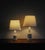 Danish Heiberg Table Lamps in Porcelain from Søholm, 1940s, Set of 2 For Sale - Image 12 of 14