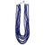 2010s Faceted 980 Carat Natural Tanzanite Bead Five-Strand Necklace 14 Karat Gold For Sale - Image 5 of 18