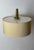 Swedish Modern Minimalist Brass and Silk Drum Pendant Light, 1970 For Sale - Image 6 of 16
