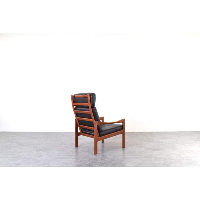 Mid-Century Modern Teak Lounge Chairs by Illum Wikkelsø for Niels Eilersen, 1960s, Set of 2 For Sale - Image 9 of 17