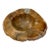 Carved Brown Marble Ashtray For Sale
