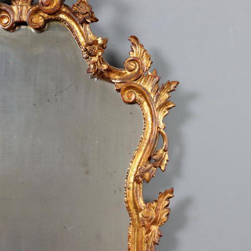 Baroque Carved and Gilded Mirror For Sale - Image 5 of 12