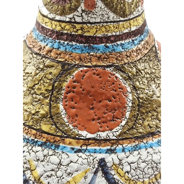 Glazed Terracotta Amphora Vase by Mamma Ro, 1970s For Sale - Image 10 of 12