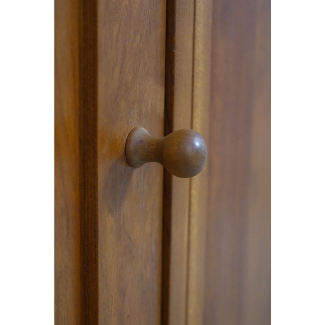 Stickley Arts & Crafts Cherry Tv Cabinet For Sale - Image 14 of 18