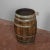Small Wine Barrel with Wooden Staves and Metal Bands, 20th Century For Sale - Image 15 of 18