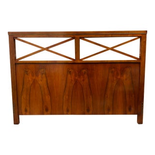 Tiger Maple Abc Carpet and Home King Size Bed Made in Italy For Sale
