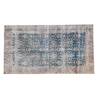Distressed Oushak Rug - 3'8" X 6'7" For Sale