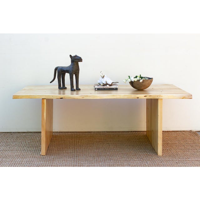 84" Long Driftwood Monolith Live Edge Dining Table For Sale - Image 10 of 10