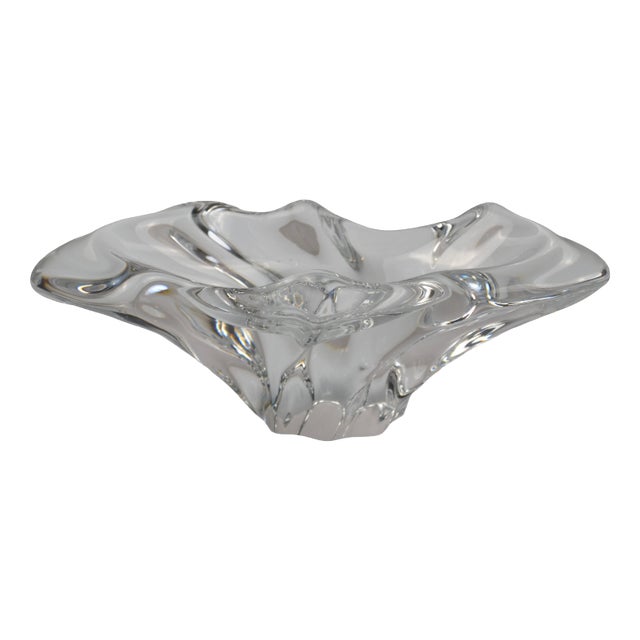 Crystal Dish or Bowl from Baccarat, France, 1970s For Sale