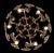 Brass and Glass Lens Chandelier from Gaetano Sciolari, Italy, 1960s For Sale - Image 13 of 18
