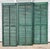 Green Antique American Green Farmhouse Shutter 19th C Architectural Salvage- Set of 3 For Sale - Image 8 of 9