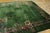 1920s Green Floral Modern Antique Chinese Art Deco Rug 9' X 11' 6" Handknotted Wool Carpet For Sale - Image 11 of 12