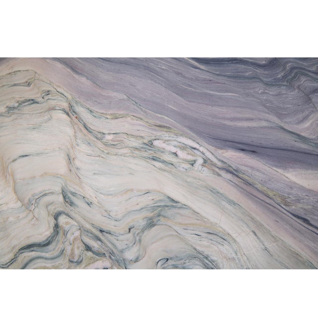 Leon Rosen for Pace Collection Mezzaluna Mid Century Chrome and Stone Desk For Sale - Image 9 of 9