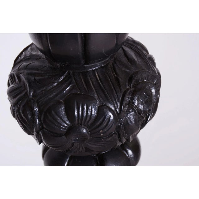 Art Deco Floor Lamp in Beech, 1920s For Sale - Image 6 of 11