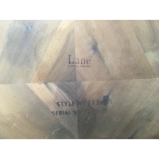Vintage Lane Parsons Style Side Table For Sale - Image 6 of 12