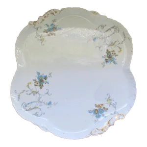 Antique Wm Guerum & Co. Limoges France Porcelain Tea Service / Platter