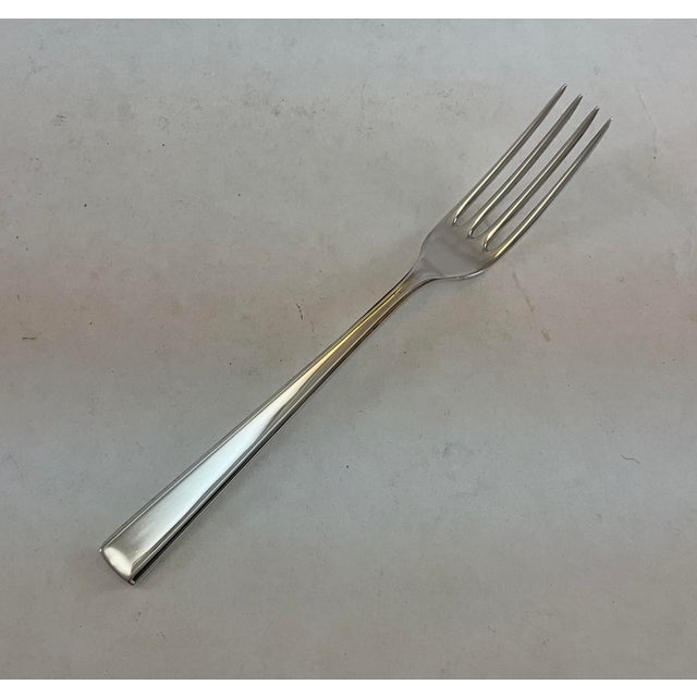 Traditional 1980s Silver Dinner Fork, Leighton. For Sale - Image 3 of 12
