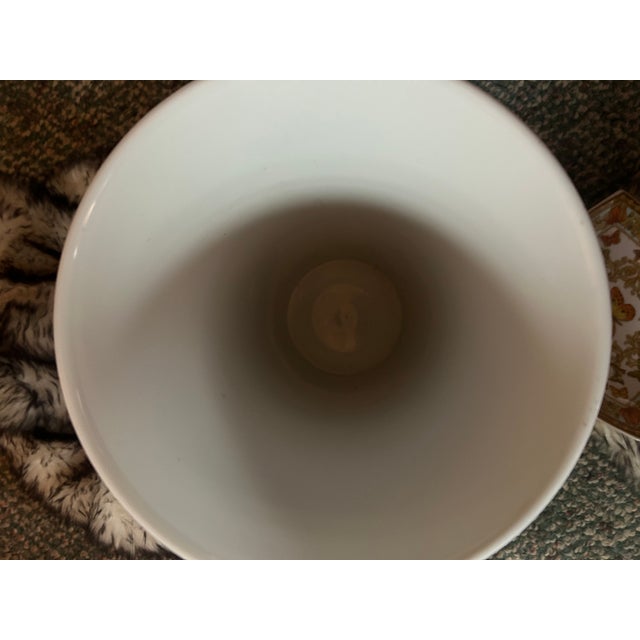 Ceramic Versace Porcelain Vase For Sale - Image 7 of 10