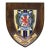 London Scottish Regiment Hand Painted Wooden Crest Plaque Shield For Sale