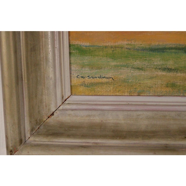 C. W. Sundman, Ocean View, 1960s, Oil on Canvas, Framed For Sale - Image 17 of 18