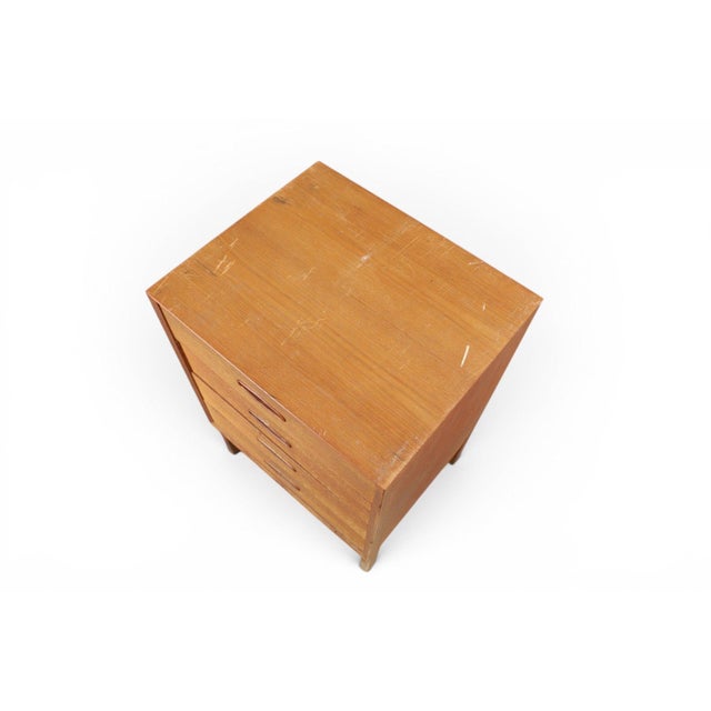Mid-Century Modern Nils Jonsson Model "Domi 4" Four Drawer Chest in Teak #2 For Sale - Image 3 of 5