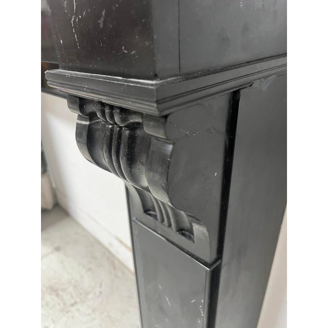 Napoleon III Fireplace with Black Marble Corbel, 1800s For Sale - Image 11 of 13
