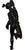 Bronze “Flying Mercury” With Lily Torch, After Giambologna, Italy, 19th Century. For Sale - Image 10 of 12